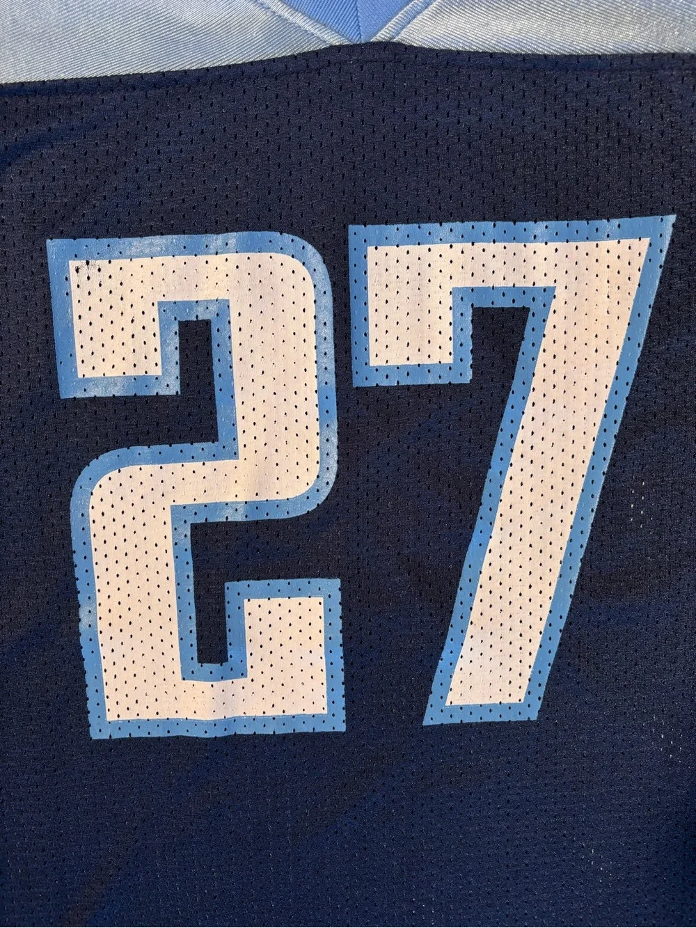 Vtg Adidas Tennessee Titans Eddie George #27 NFL Jersey Youth XL Adult Medium